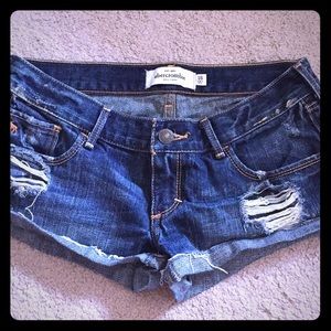 abercrombie booty shorts